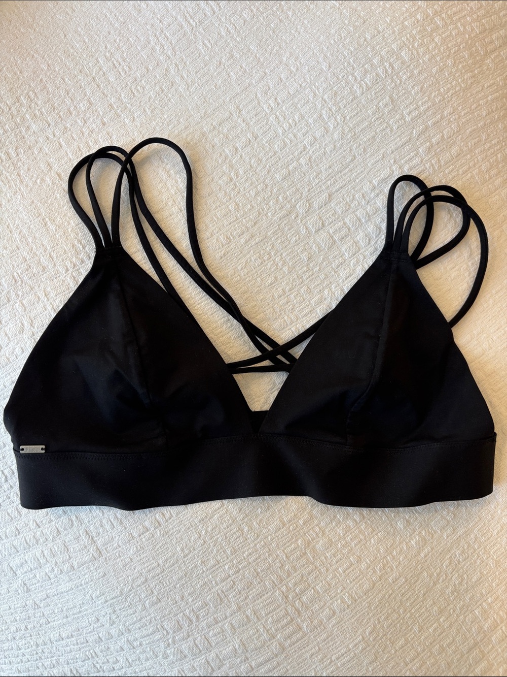 Victoria’s Secret PINK Black Women's Bralette (black) Large